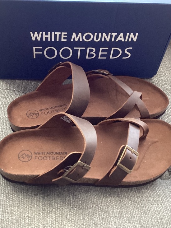 White Mountain Shoes - White Mountain Women's Gracie Footbed Sandals, size 10